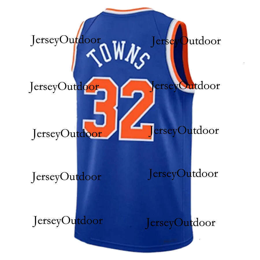 Stitched Jalen Brunson Knick Basketball Jersey Karl Anthony Towns Men Kids Youth Josh Hart City Wear Embroidery