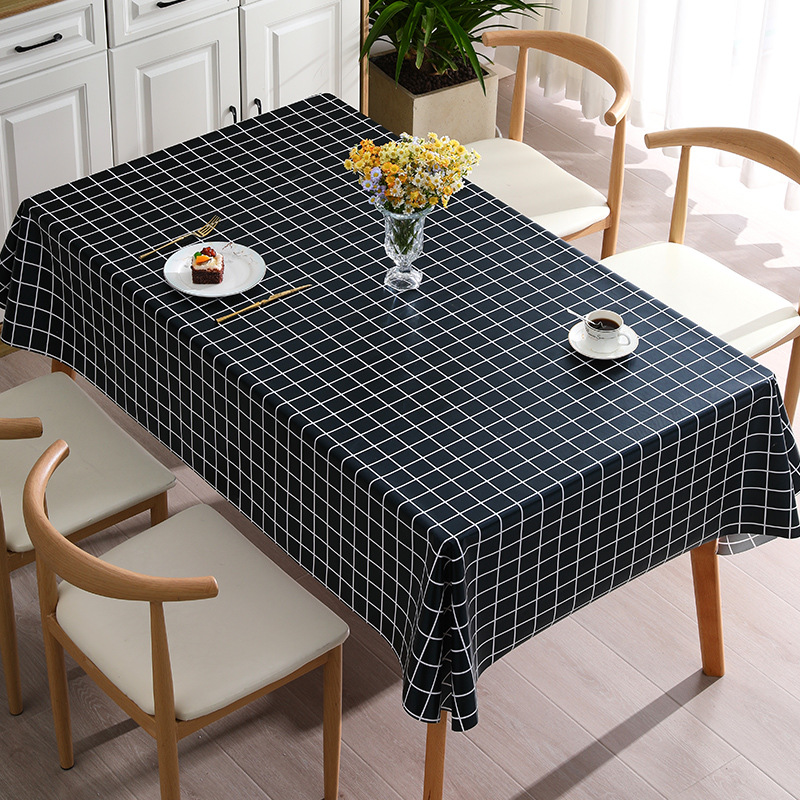 YL-38616 Custom Multi-Color Pattern PVC Tablecloth - Waterproof, Oil-proof, Heat-resistant, Wash-free
