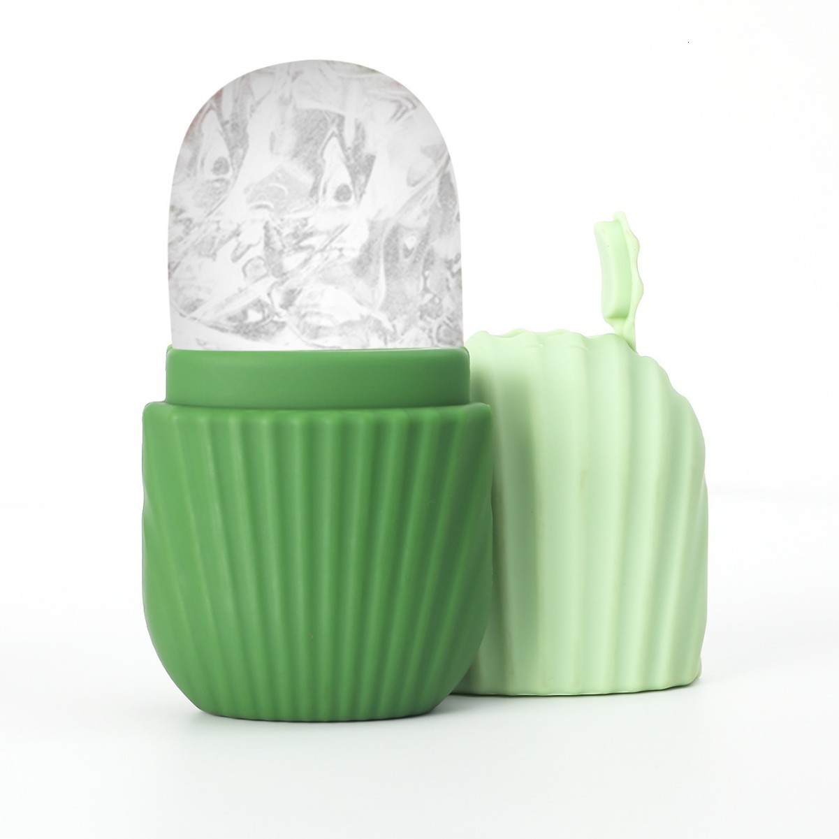 Ice Face Roller Facial Skincare Ice Roller Set Stainless Steel Facial Roller Gua Sha Face Tool Face Massage Roller Mold Cube 250812