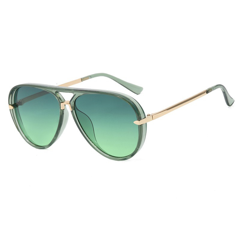 2026 New Large Frame Stylish Men's Sunglasses Designer Exquisite Decoration Fashion Trend Outdoor Sports Glasses Vacation Sunscreen Beach Sunglas - view 7