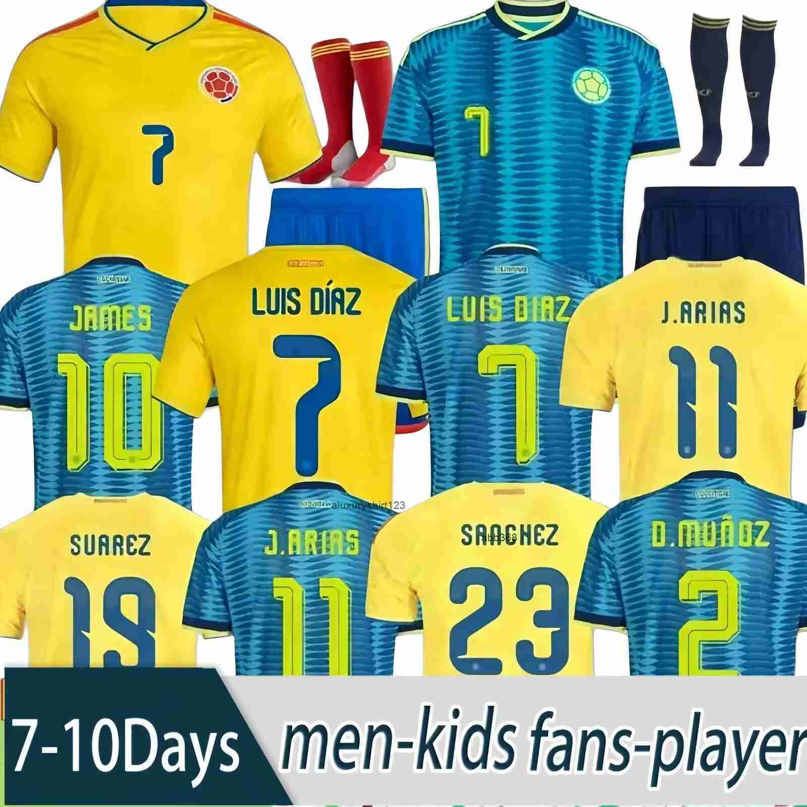2026 2027 colombia Centenary soccer jersey 100-years anniversary 25 26 27 james LDIAZ JLERMA Copa America Home away men kids kit Football uniform fans