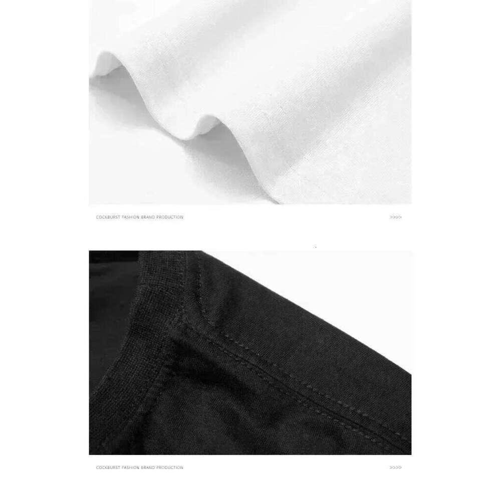 100% cotton luxury brand letter-print short-sleeved T-shirt, high-quality men's clothing, streetwear 26Y0509