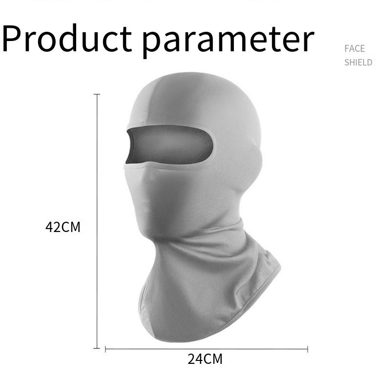 Riding mask outdoor sports ice silk sun visor quick-drying breathable hat motorcycle wind mask high quality Balaclava hat customizable logo.
