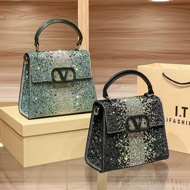 Rhinestone With A High End Feel Diamond Embellished European And American Fashion Handbag Crossbody Small Bag Evening Women Available For SENYY