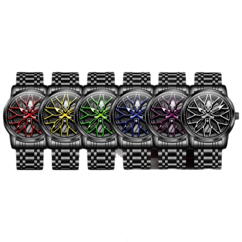 OLEVS Skeleton Wheel Design Designer Watch Waterproof Stainless Steel Luminous Men Wristwatch Minimalist Sports Fashion Casual Lightweight Shockproof 