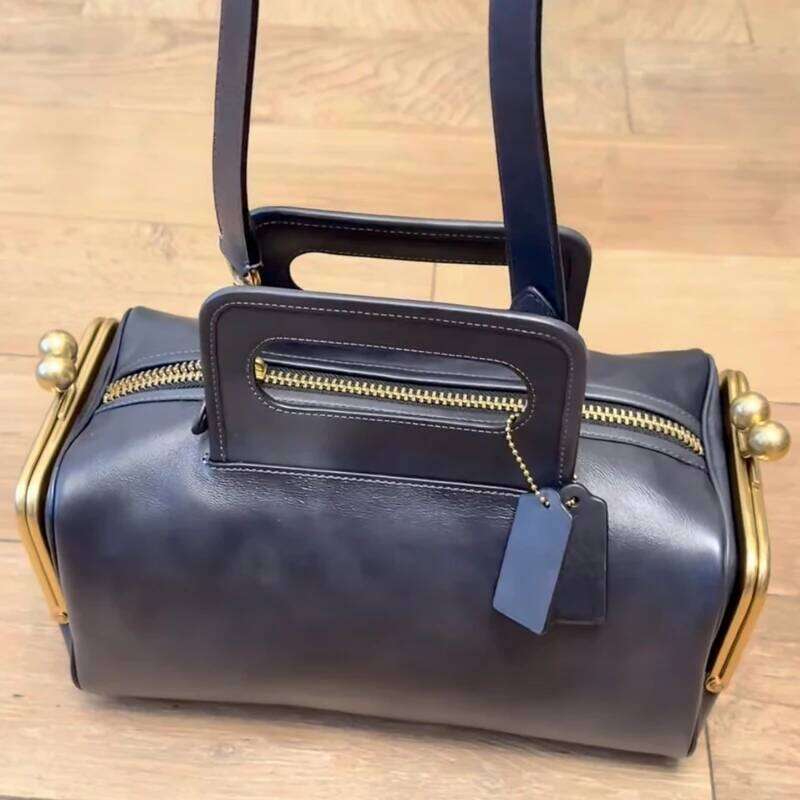 Box Double Entry Satchel Bags For Women Luxury Designer Handbags Purses New In PU Top Handle Metal Sheet Shoulder Crossbody Suotong260509
