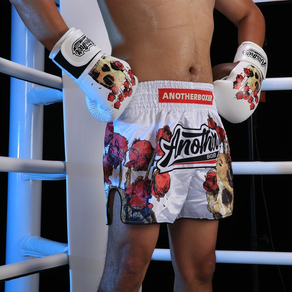Boxing Shorts MMA Shorts Man Women Child Embroidery Combat Training MMA Clothing Fight Kickboxing Shorts Muay Thai Pants 260508BJ - view 5