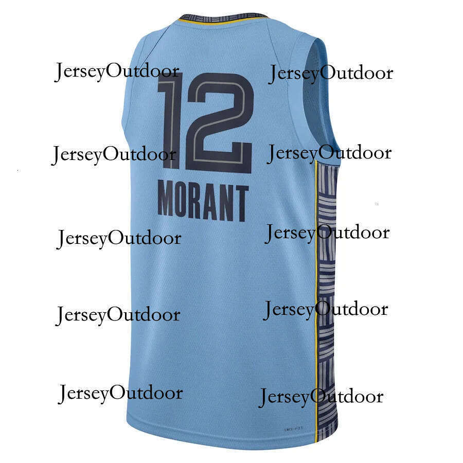 Stitched Ja Morant Jersey Basketball Jerseys Retro City adult children vest Men Youth Kids