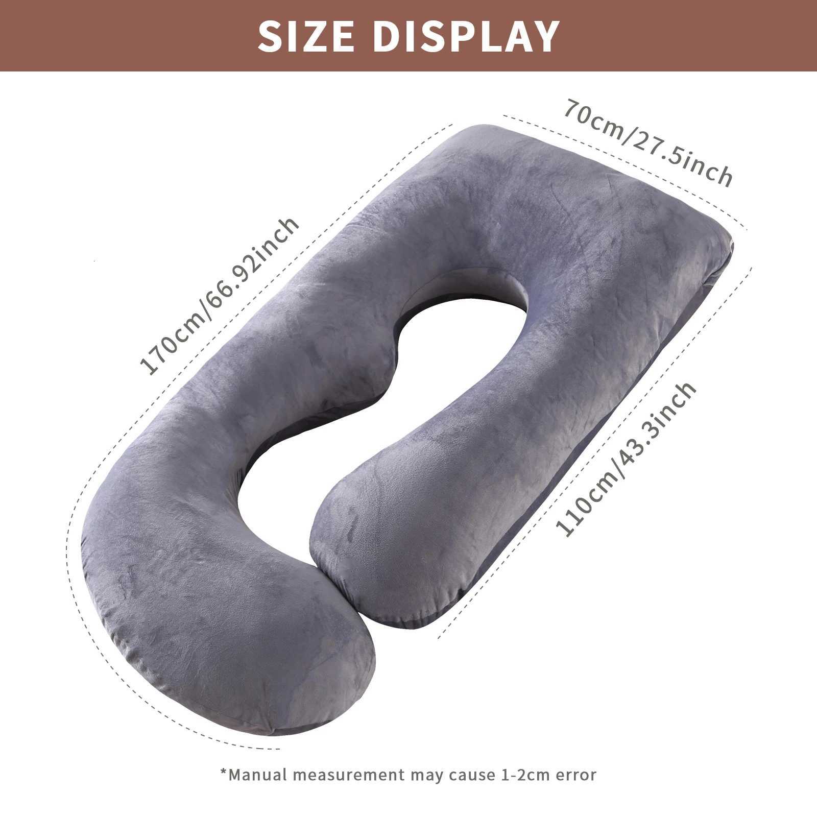Pregnancy Pillows for Sleeping G Shaped Full Body Maternity Pillow with Removable Cover - Support for Belly for Pregnant Women H260509