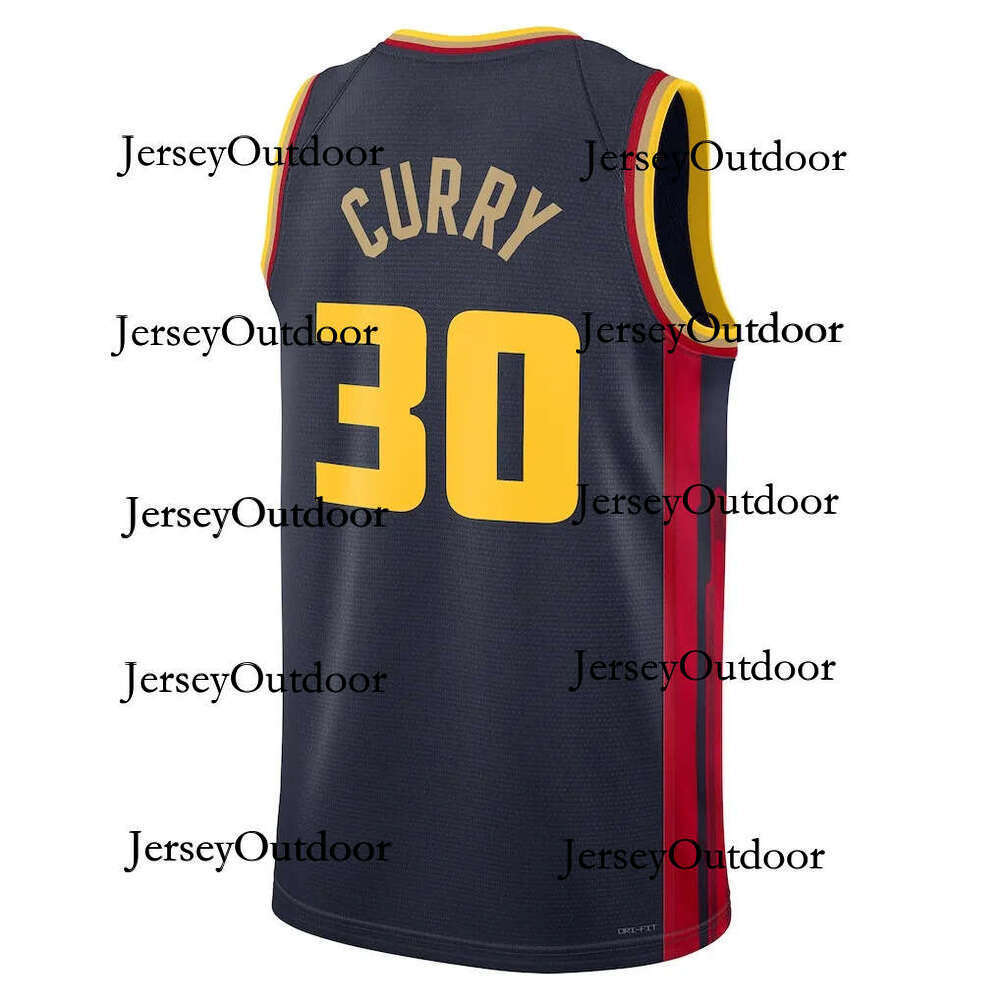 24 25 New Stephe Curry Basketball Jerseys Men Kids Youth Adults Children Classics Retro City Jersey Wear