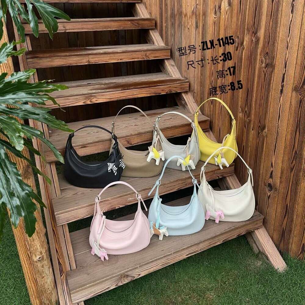 Top Grade Cowhide New Model High End Genuine Leather Dumpling Large Capacity Underarm Bag Simple Commuter Shoulder And Crossbody SENYY
