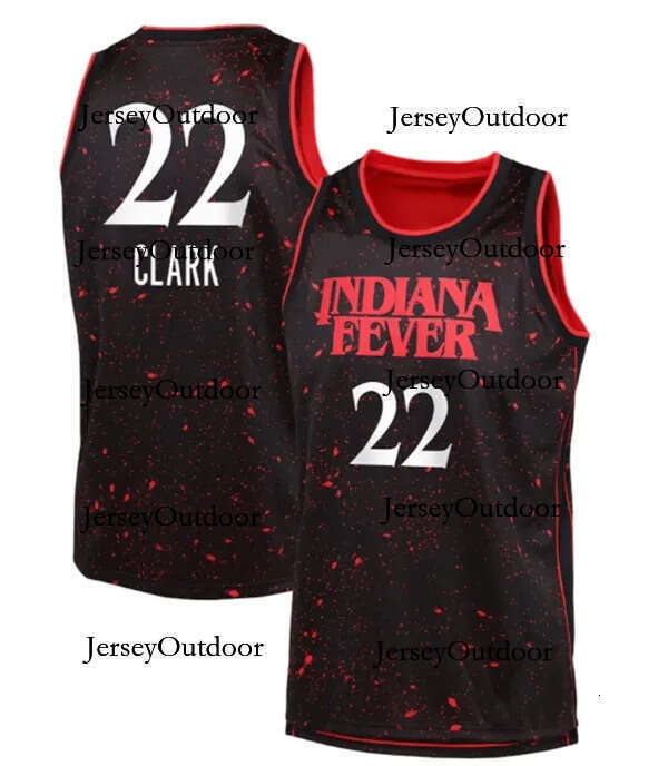 Custom Fever Basketball Jerseys Caitlin Clark Colson Cunningham Kelsey Mitchell Lexie Hull Natasha Howard DeWanna Bonner Stranger Things Victory Jerse