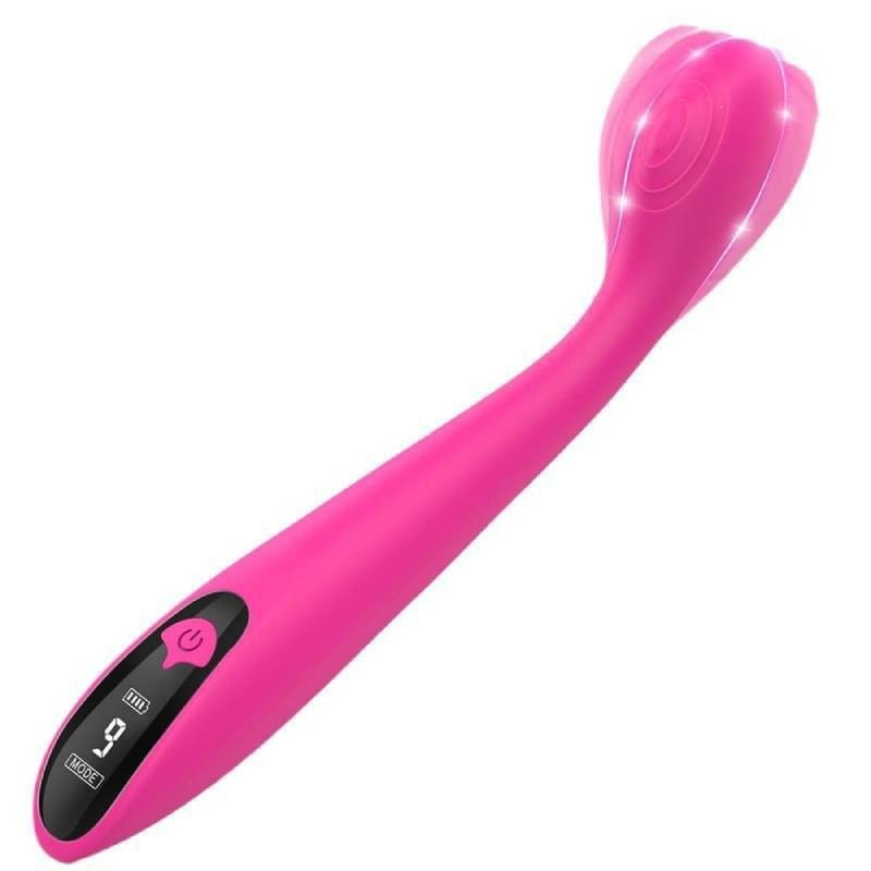 G-Spot Vibrator with Digital Display, 9 Vibration Modes, Silicone Magnetic Charging AV Wand, Sex Toys for Women