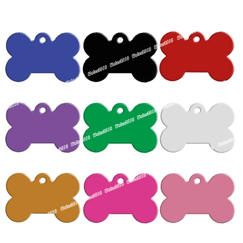 DIY ID Card Pet Metal Aluminum Alloy Pet Tags Durable Easy To Use Dog Cat Tag
