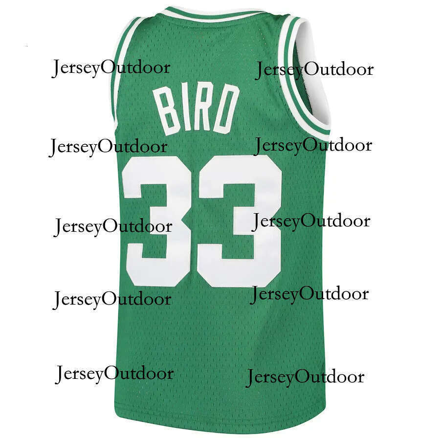 Men Youth Kids Basketball Jerseys Jayson Tatum Larry Bird Jaylen Brownn Kevin Garnett Paul Pierce Wear City Retro Jersey adult children