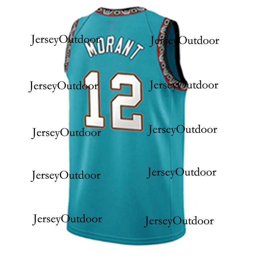 Stitched Ja Morant Jersey Basketball Jerseys Retro City adult children vest Men Youth Kids