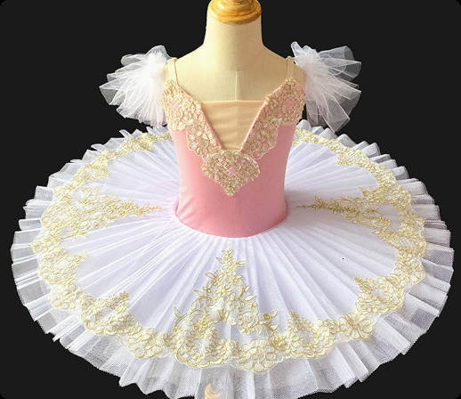 Professional Ballet Tutu Girls Blue Pink Platter Pancake Tutu Ballerina Party Dress Adult Women Child Kids Ballet Dance Costume 260119