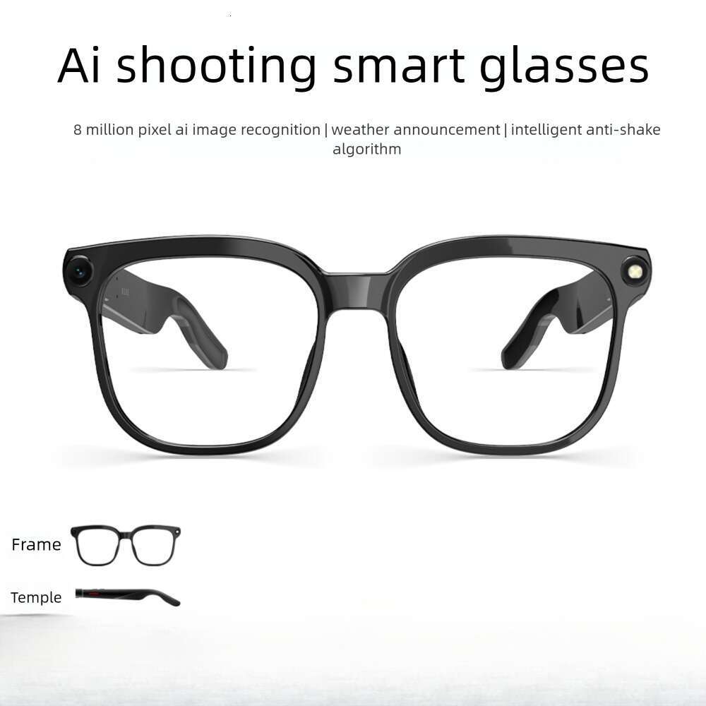 Brand Factory Direct W Camera Pixel Smart Glasses Capable Of Taking Photos Recording Videos Voice AI Image Recognition Conversation And Translation CK