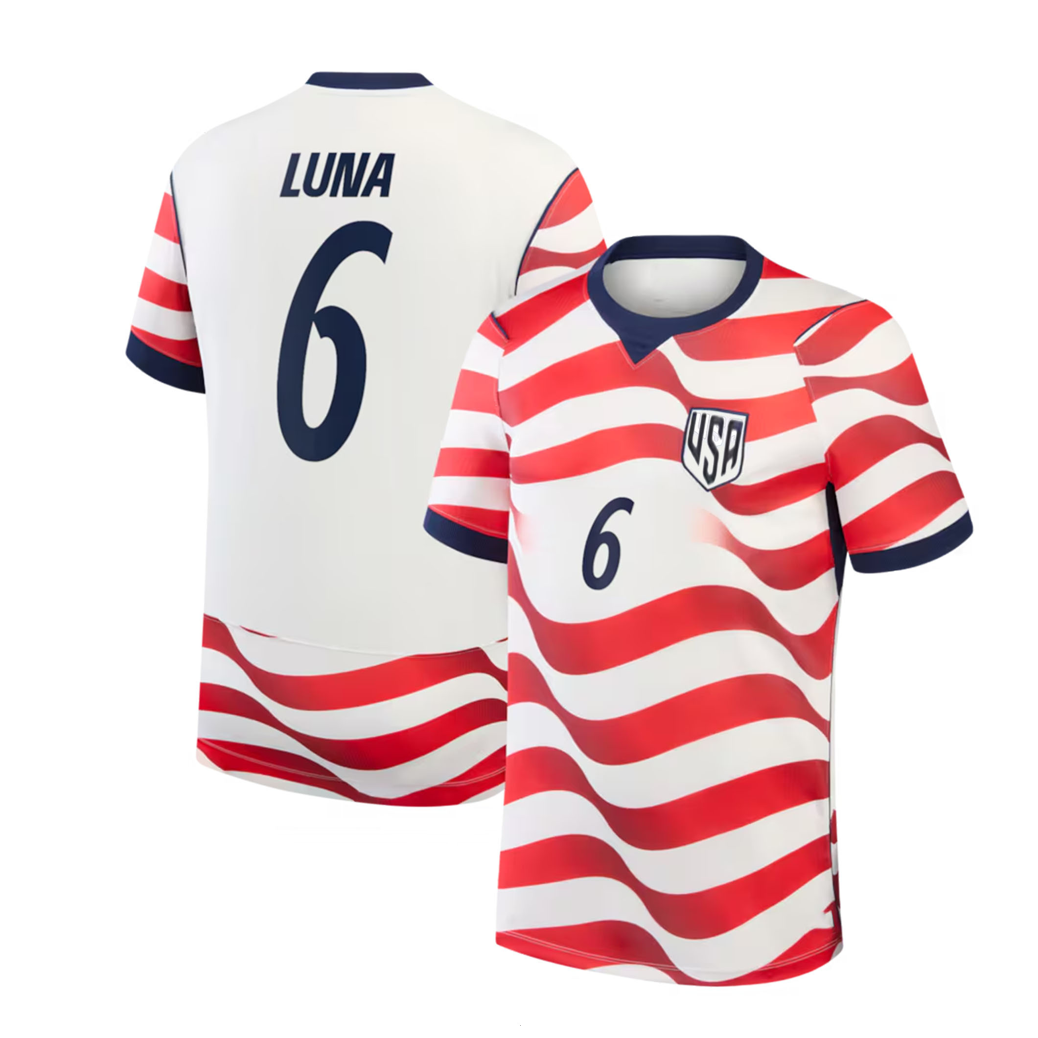 America Jersey Christian Pulisic NO. 10 World Cup 2026 T shirt American National Team Sports T-shirt Jerseys USA Flag Football Stars United States Man