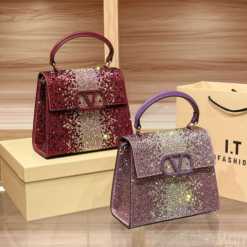Rhinestone With A High End Feel Diamond Embellished European And American Fashion Handbag Crossbody Small Bag Evening Women Available For SENYY