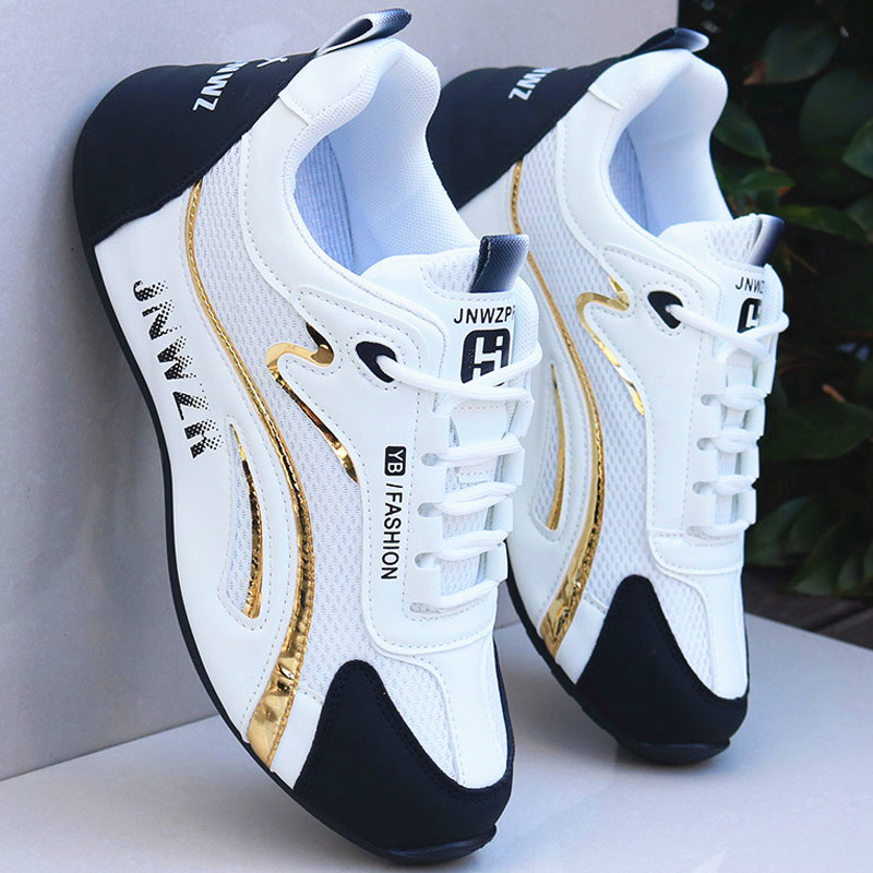 Unisex Sneakers Spring and Autumn Leather Sports Casual Dad Couple Style Shoes for Women ddmythur