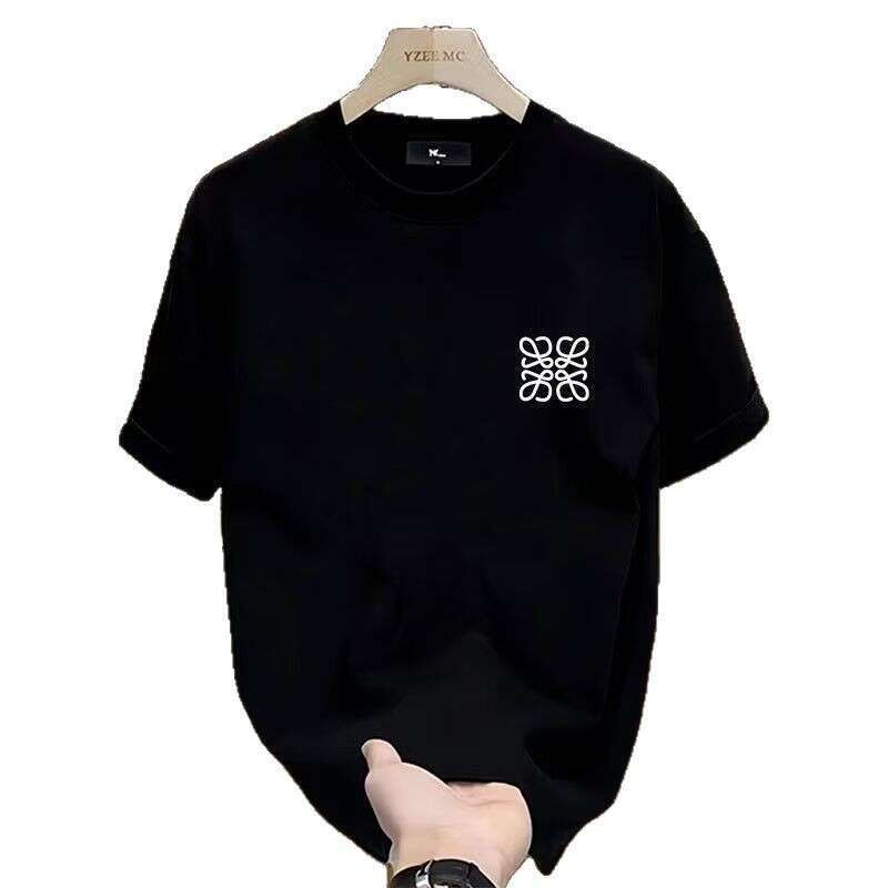 Trendy Brand Men S Pure Cotton Short Sleeve T Shirt Printed Summer New Fashion Loose Fit Versatile Crew Neck Tee