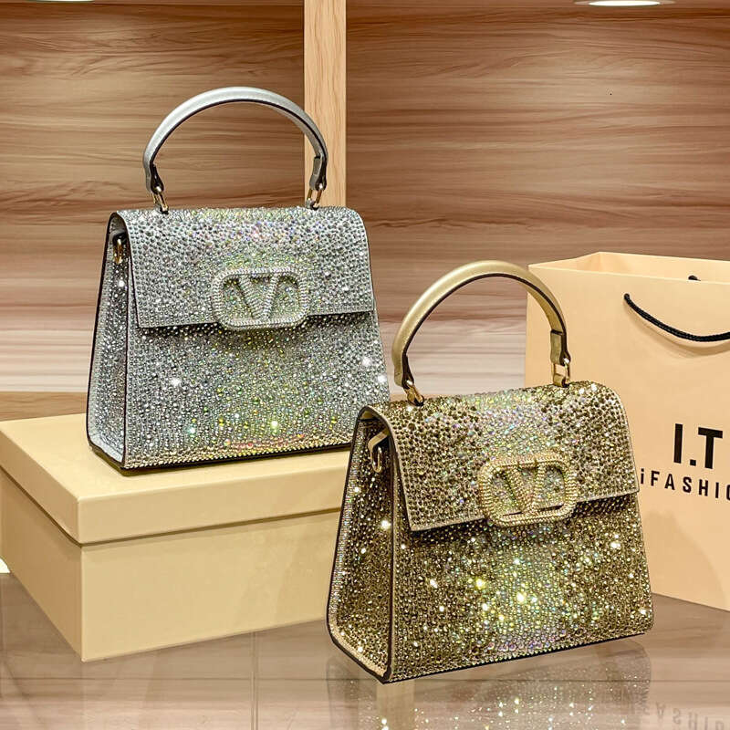 Rhinestone With A High End Feel Diamond Embellished European And American Fashion Handbag Crossbody Small Bag Evening Women Available For SENYY