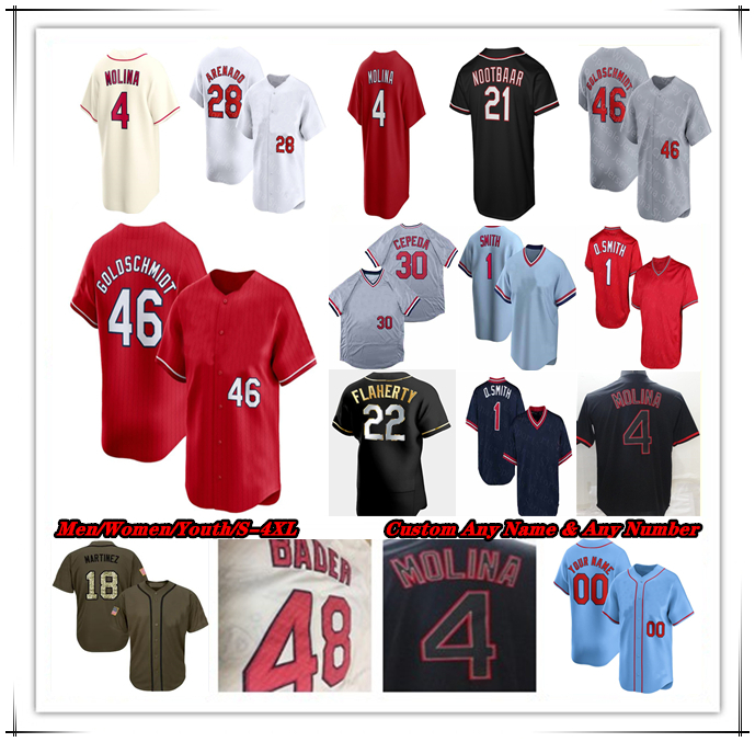 Lars Nootbaar Cardinal Baseball Jersey Alec Burleson JJ Wetherholt Walker Ivan Herrera Nolan Gorman Masyn Winn Nathan Church Michael McGreevy Liberatore Scott 4XL