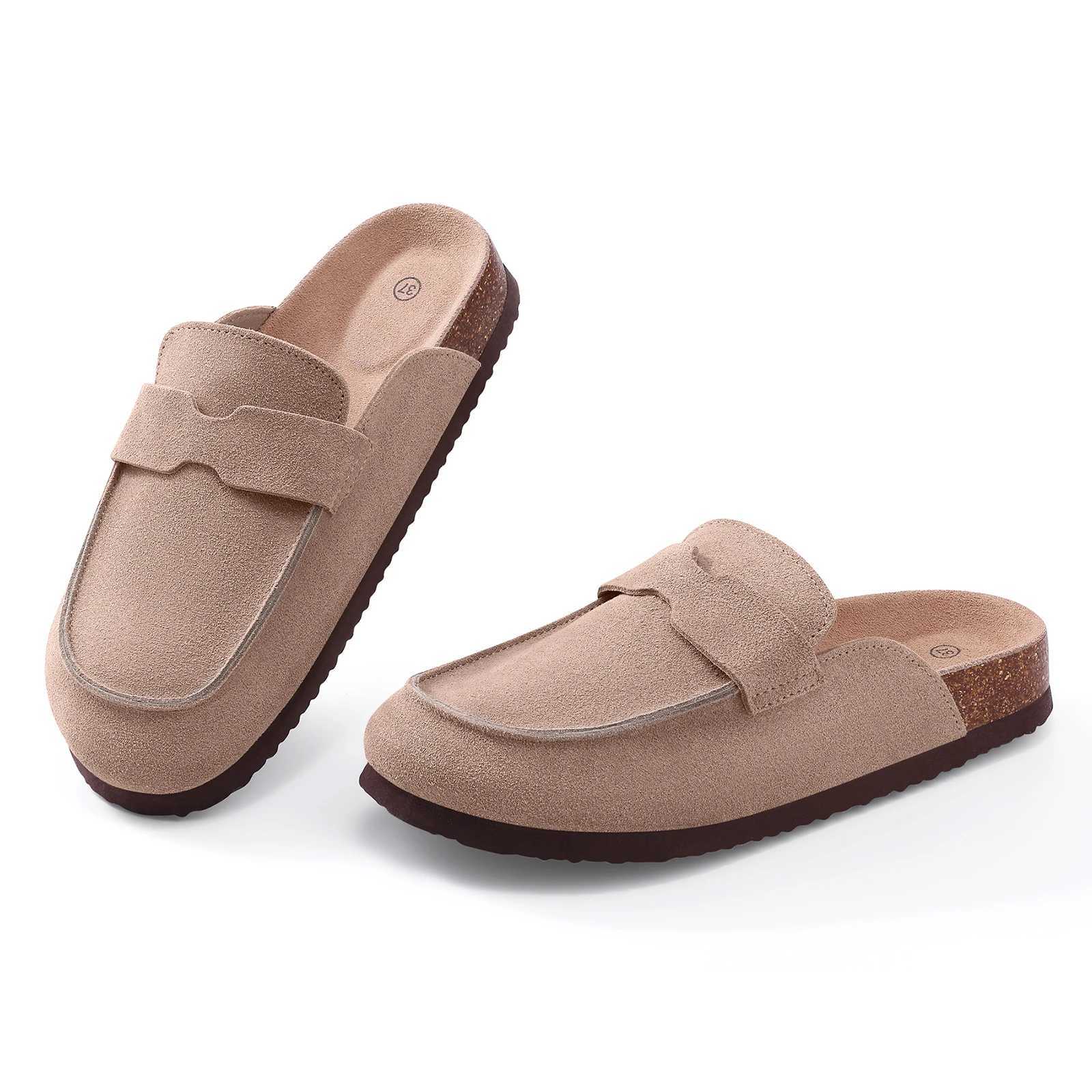 Pallene Summer New Clogs Slippers For Women Non-slip Leisure Sandals Cork Insole Outdoor Slides Slip On Fashion Womens Mules H260509