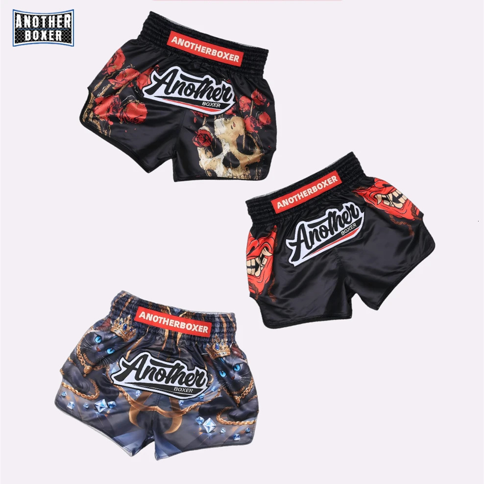 Boxing Shorts MMA Shorts Man Women Child Embroidery Combat Training MMA Clothing Fight Kickboxing Shorts Muay Thai Pants 260508BJ - view 6