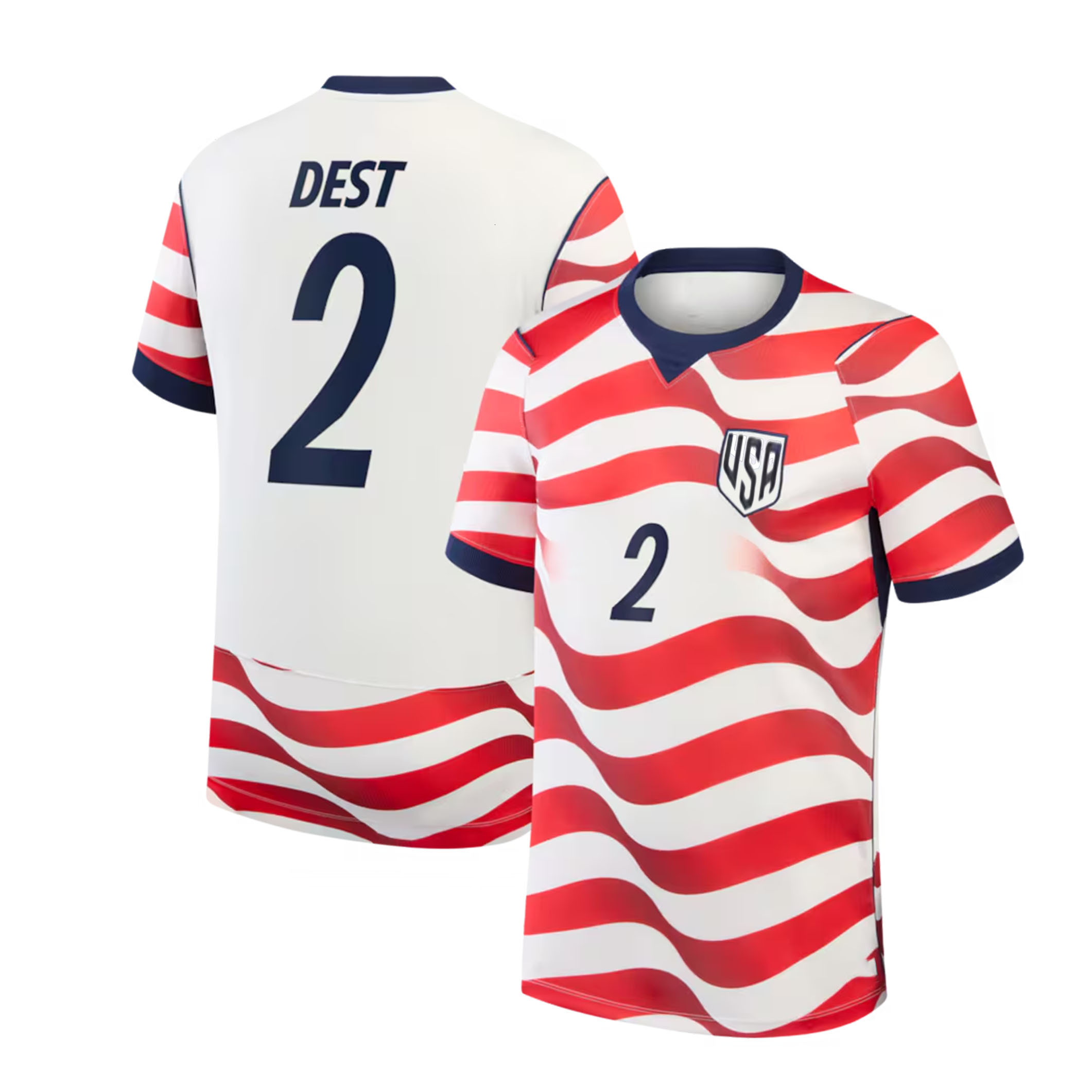 America Jersey Christian Pulisic NO. 10 World Cup 2026 T shirt American National Team Sports T-shirt Jerseys USA Flag Football Stars United States Man