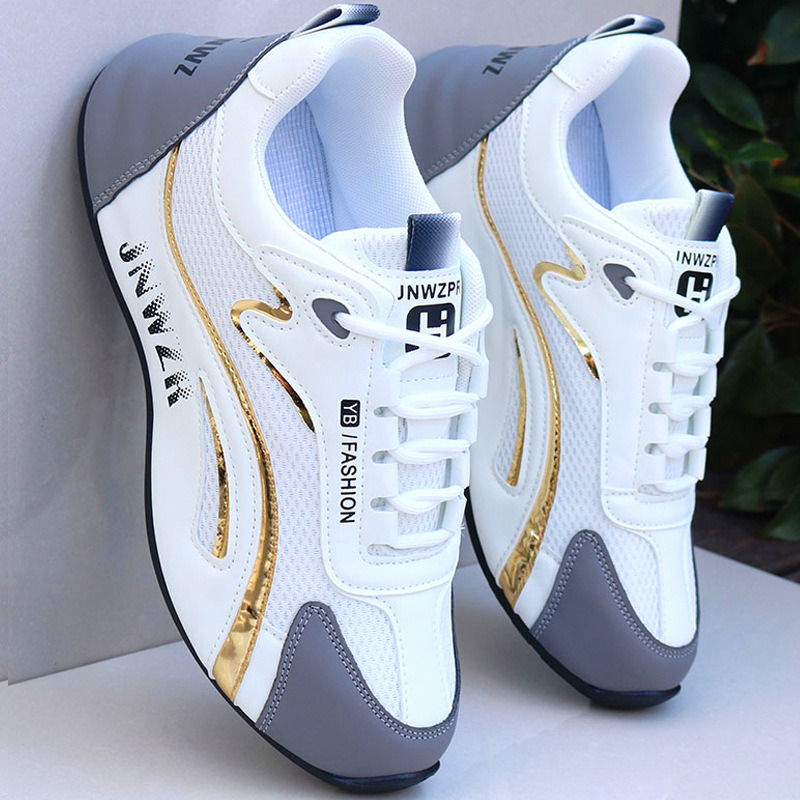 Unisex Sneakers Spring and Autumn Leather Sports Casual Dad Couple Style Shoes for Women ddmythur