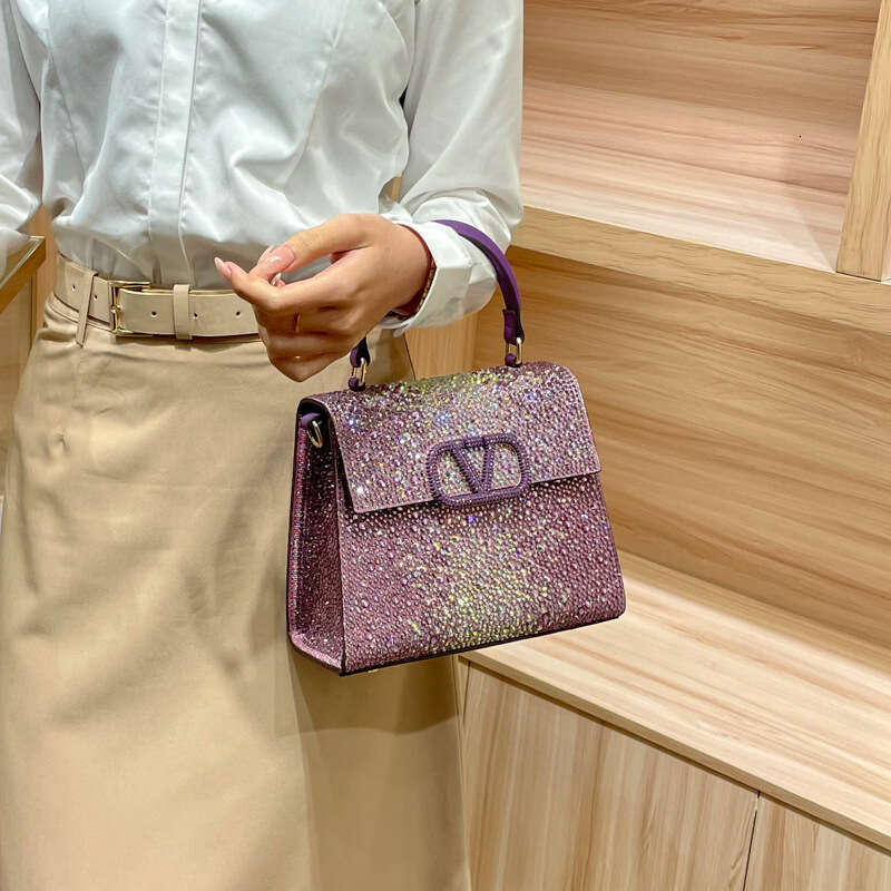 Rhinestone With A High End Feel Diamond Embellished European And American Fashion Handbag Crossbody Small Bag Evening Women Available For SENYY