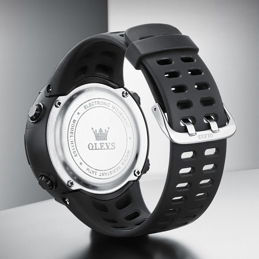 OLEVS Classic Fashion Designer Watch Multifunctional Intelligent Sports Electronic Watch Waterproof Men's Luxury Low-key Watch Men's Watch