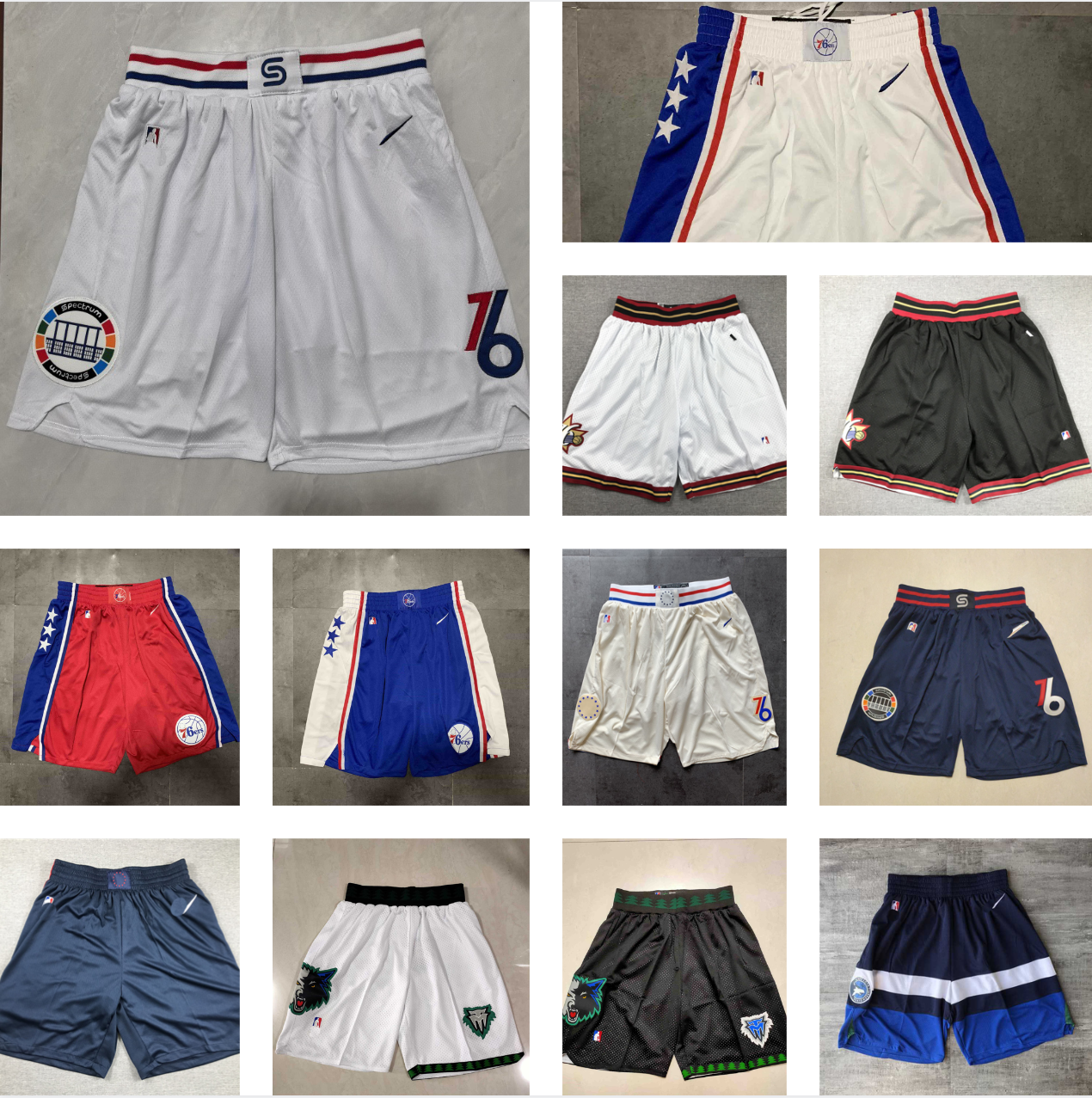 10A Designer Shorts Sports shorts, basketball shorts, sweat absorbing, high-quality designer plus size, new embroidered version, pure cotton