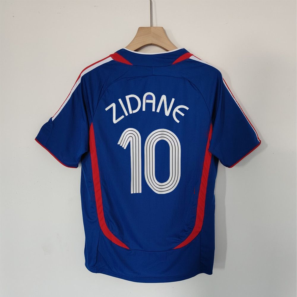 Vintage FRANCE World Cup football jersey 1998 2006 ZIDANE 1998 MBAPPE fan football shirt