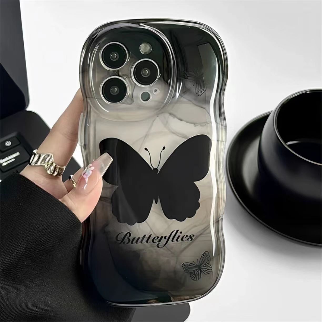 Phone Case Designer Phone Case Aesthetic Hard PC Flexible Grip Friendly Lightweight Impact Resistant Heavy Duty Reinforced Corners Neon Pastel Skin Fr