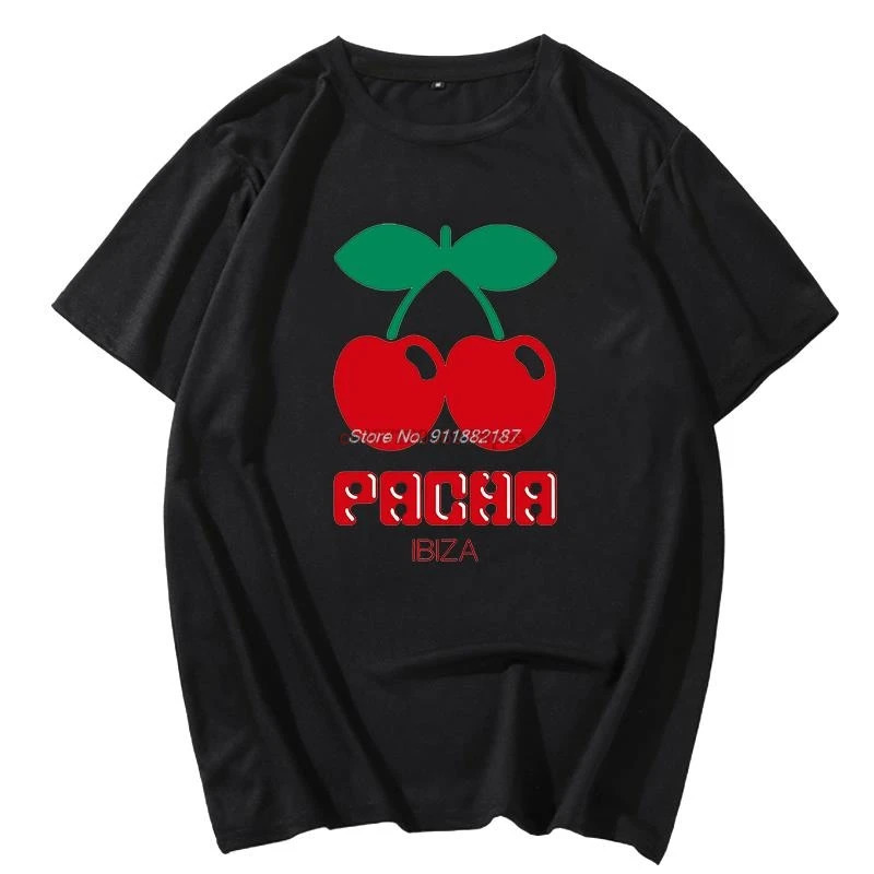 Pacha Ibiza Fashion Graphic T Shirts Oversize Cotton Short Sleeve T-Shirts Summer Tees Tops Streetwear Shirts And T-Shirts 260509 - view 3