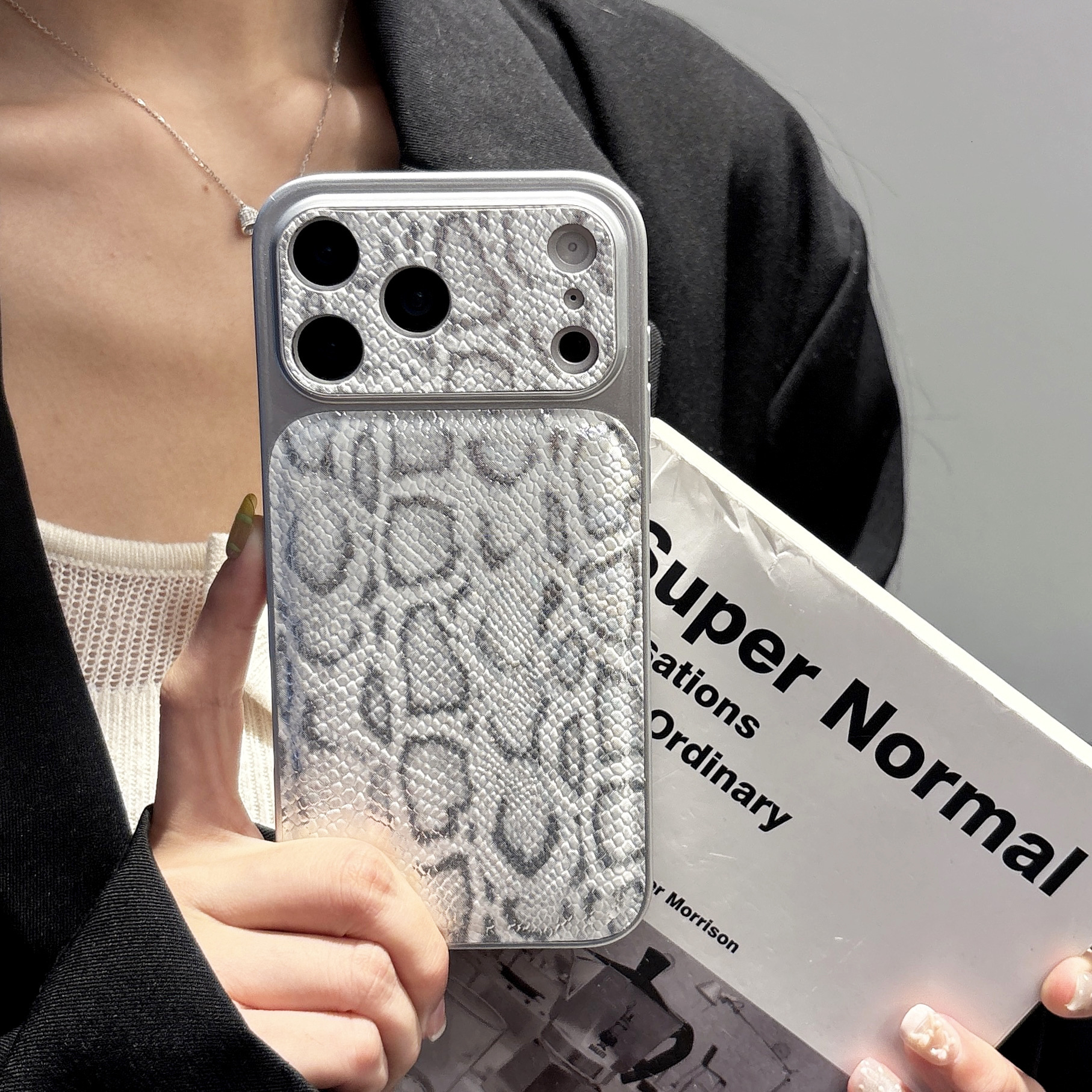 Vintage Matte Finish for Iphone 17 Pro Max for Iphone 15 Pro Max Travel Friendly Heavy Duty Shock Absorption Glossy Easy Clean Skin Friendly Eco Frien