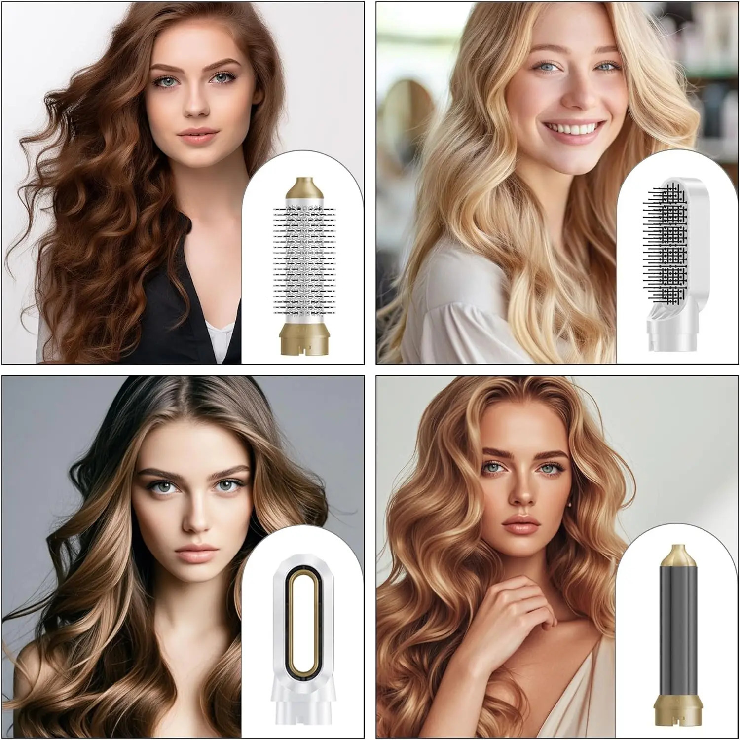 Multi-Functional 5-In-1 Curling And Straightening Comb Hair Accessories Styling Tools And Equipment Hair Dryer For Dyso Gift 260508 - view 3