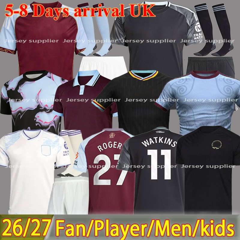 S-4XL Maglia Da Calcio Da Uomo Top 26 27 Astons Bailey Male…