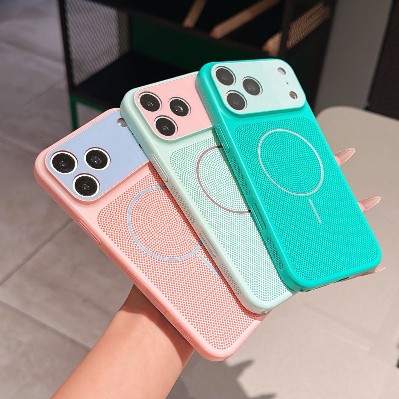 Phone Case Designer Phone Case Trendy Aesthetic Soft TPU Matte Finish for Iphone 17 Pro Max Heavy Duty Reinforced Corners Glossy Neon Washable Eco Fri