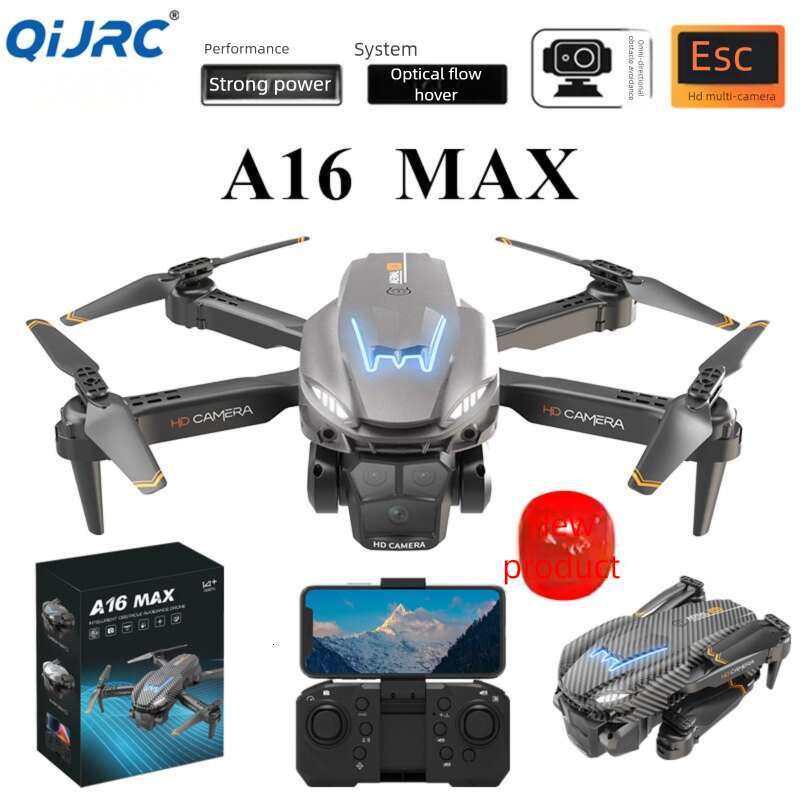 A MAX Drone Intelligent Obstacle Avoidance HD Aerial Photography Quadcopter Foldable Outdoor RC Aircraft Toy CKS