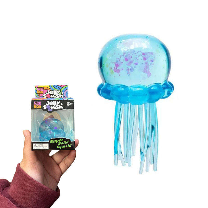 NEE DOH jellyfish Octopus Stress Balls Big Squishies Slow Rising Fidget Squeeze Toys Stress Anxiety Relief For Kids BY SEA