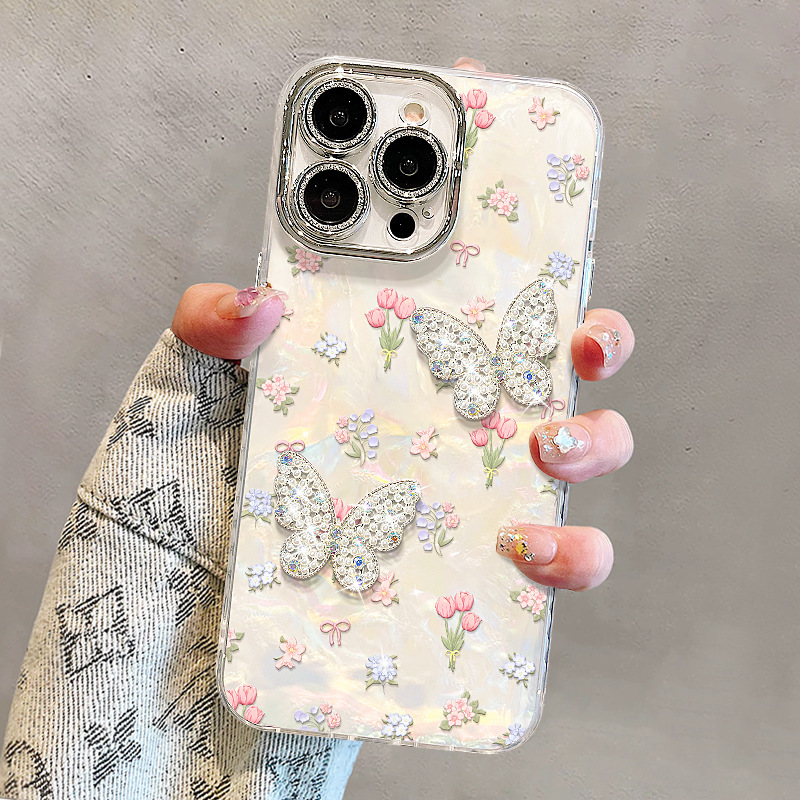 Designer Phone Case Vintage Flexible Grip Friendly Hard PC Travel Friendly Lightweight Durable Shock Absorption Gradient Glossy Easy Clean Washable Ec