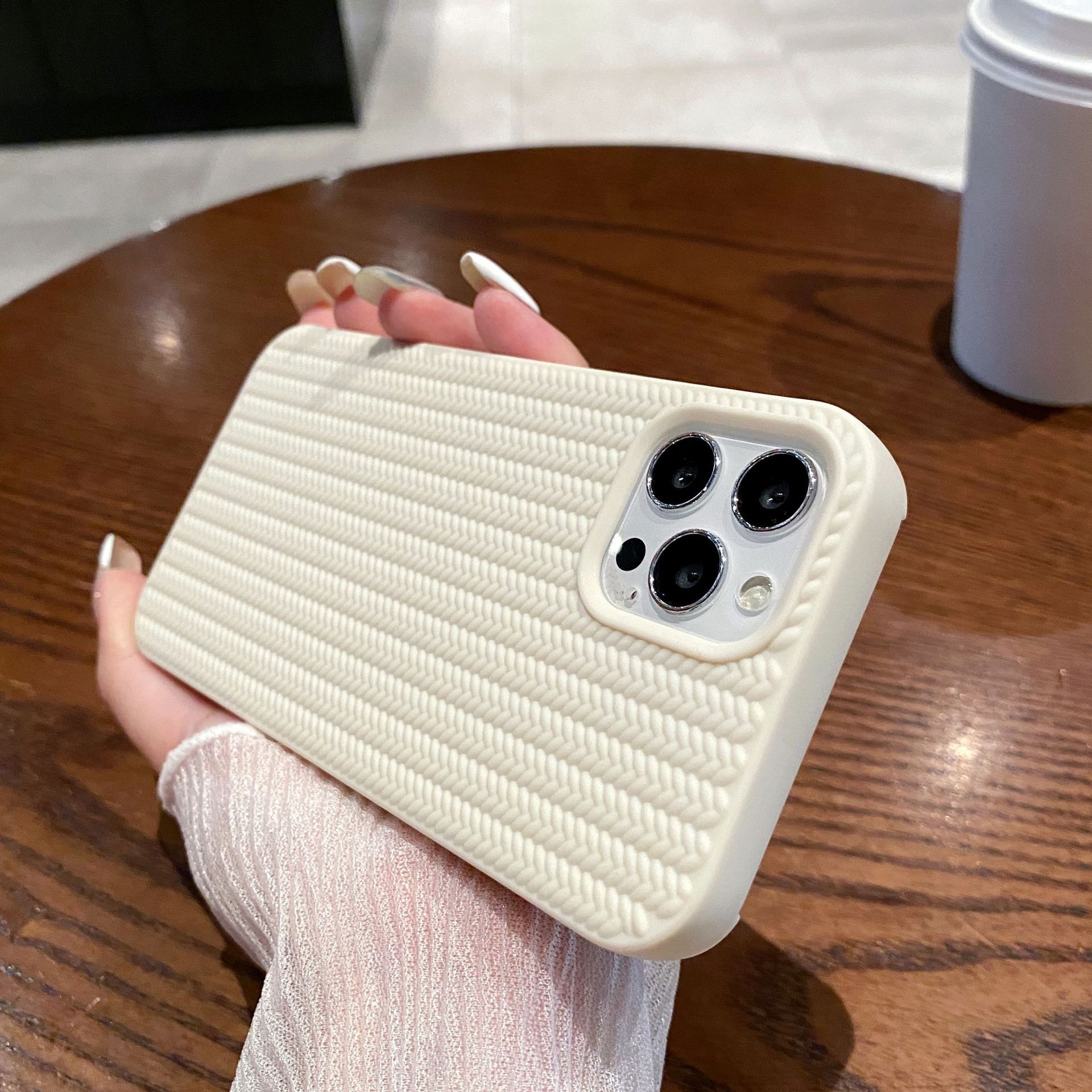 Phone Case Aesthetic Silicone for Iphone 15 Pro Max Daily Use Travel Friendly Reinforced Corners Matte Black Solid Color Neon Reusable Easy Clean Skin
