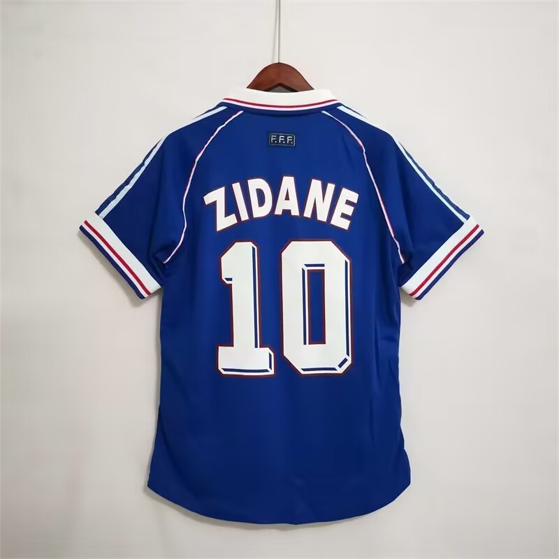 Vintage FRANCE World Cup football jersey 1998 2006 ZIDANE 1998 MBAPPE fan football shirt