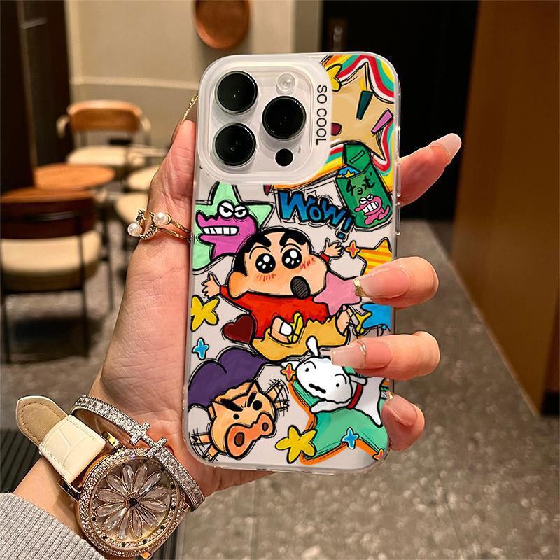 Magsafe Compatible Shockproof Lens Protector Clear Phone Case Designer Phone Case Aesthetic Grip Friendly for Iphone 16 Pro Max Rugged Glossy Skin Fri