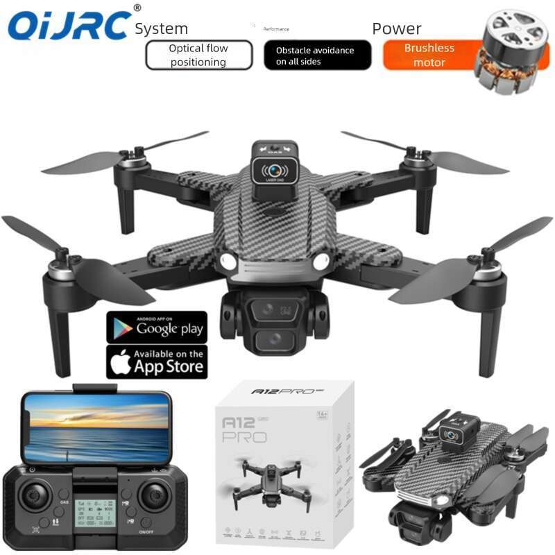 A PRO Brushless Drone Intelligent Obstacle Avoidance HD Aerial Photography Quadcopter Foldable RC Aircraft Outdoor Flying Toy CKS