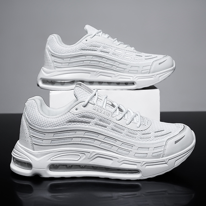 2026 new Men'S Breathable Mesh Sports Shoes Shock Absorbing Air Cushion Sneakers For Running Training
